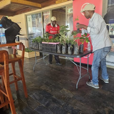 Setting up at Lusaka Golf Club