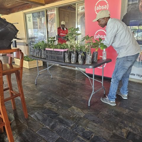 Setting up at Lusaka Golf Club