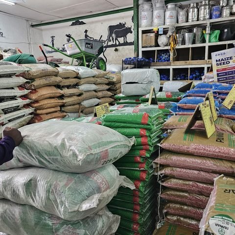 Stocking up on growing supplies