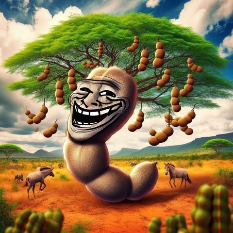 Tamarind tree seedling